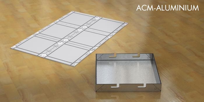 FLEXIBOX: creazione cassette in alluminio (ALUCOBOND)